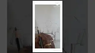 Drawing a table with a flower vase| #shorts #art