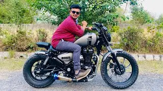 Royal Enfield modified | Bike modification | into Harley Davidson | Vampvideo |