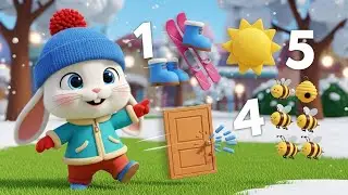 Number Song 1&ndash;10 &ndash; Winter Counting Club | Learn Numbers Song| Nursery Rhymes and Baby Learning Songs
