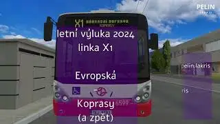 Letsplay 361 | SIMT |  prázdniny 2024 - výluková linka X1, oba směry