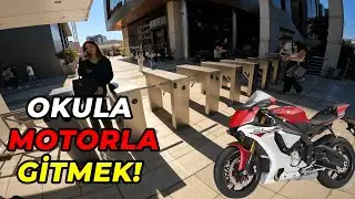 OKULA MOTORLA GİTTİM!