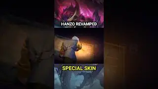 HANZO REVAMPED INSIDIOUS TUTOR SKIN NEW ANIMATION IS 🔥🔥 #mlbb #hanzo #mobilelegends #fyp #shorts