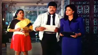 Chiranjeevi, Radha, Vijayashanti Blockbuster Movie Scenes HD Part 3 | Telugu Superhit Movie Scenes