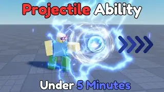 How to make projectile ability Under 5 Minutes | Roblox Studio