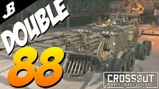 Crossout - Double 88mm Beast Destroys everything it Shoots at. (Crossout Gameplay)