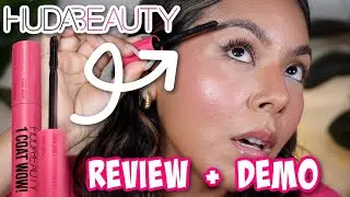 NEW✨ HUDA BEAUTY 1 COAT WOW! MASCARA|| IN DEPTH REVIEW + DEMO (IS IT WORTH IT?!)