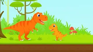 T-Rex and Baby Dino in an Exciting Prehistoric Quest! 🦖