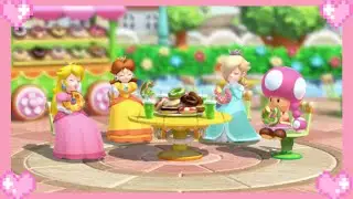 💗 Mario Party 10 Peach and Friends enjoy donuts 💗￼
