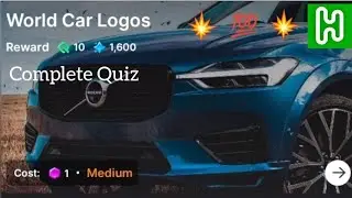 World Car Logos Quiz Answers | HichApp | Earn in Pound | Joining Link in Available in Description