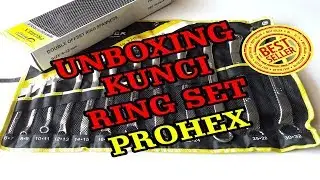 #HUMIJAYATECH - Kunci Ring Set Isi 12pcs Prohex