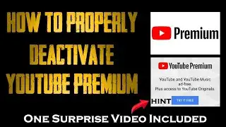How to deactivate YouTube premium properly || [Tamil]