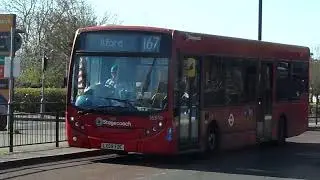 Enviro 200 ExELBG 36070, Stagecoach London 36370 LX59EDC on Route 167 Sits at Loughton Station Stand