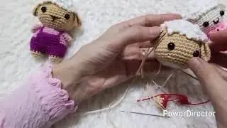 خروف العيد بالكروشيه ميدالية