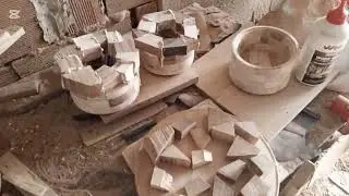 Woodturning waste wood transformation