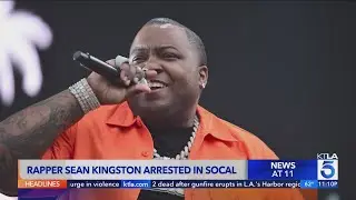 Rapper Sean Kingston arrested in Southern California after SWAT raids his Florida home