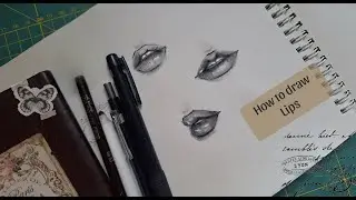 How to draw lips from different angles / Tutorial