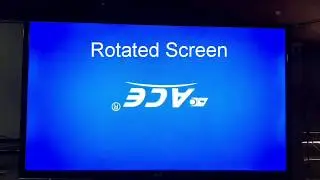 ACE Smart TV rotated Screen - upside down screen - How return to normal mode