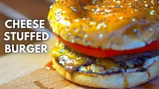 How to make CHEESE STUFFED BURGERS - Grilling JUICY LUCY