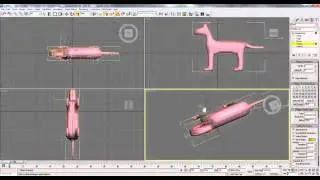 Modeling a dog in 3D max