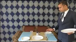 Table Setup for Restaurant || How To Do Table Setup in Restaurant - Full Demo - Practical