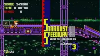 Tails in Sonic CD (Xbox 360 / XBLA ) #19 - Stardust Speedway Zone 3