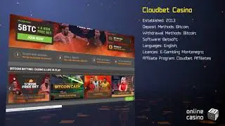 Promotions and bonuses in Cloudbet casino: a review by OnlineCasinoBOX.net