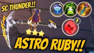 HYPER ASTRO RUBY SC THUNDER !! TITAN MODE !! MAGIC CHESS MOBILE LEGENDS