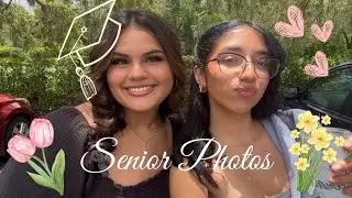 SENIOR PHOTOS VLOG + mcdonald&rsquo;s lunch 📸🍔💜🩷