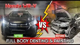 Honda WRV Full Body Denting Painting Work. a1mechanics  call & whatsapp - 8571857132