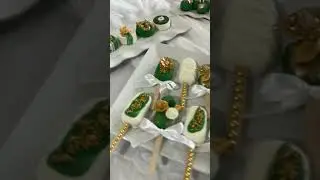 Quincea&ntilde;era themed party - cake pops treats- mis 15 - quince birthday 🌿💚🤍💚🤎💛