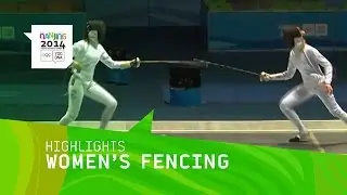 Lee Sinhee Wins Women's Fencing Gold - Highlights | Nanjing 2014 Youth Olympic Games
