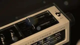 ASMR Vintage Psychedelic Radio Click and Echo Sounds | Button Sounds Cassette Tape Static Echo Space