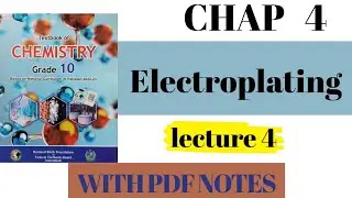 Electroplating |Chapter 4| Chemistry | Class 10 |National.book Foundation |fbise