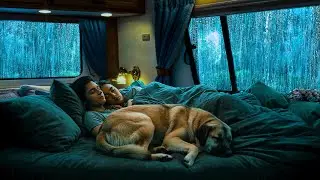 Rain Sounds for Sleeping 🌙 Soothing Rain in Car at Night for Deep Sleep, Relaxation & Focus