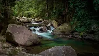 Handpan Relaxing Music Nature 888Hz + 528Hz + 1111Hz I Soothing Sounds Inner Peace with river sound