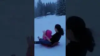 snow sledging #sledging