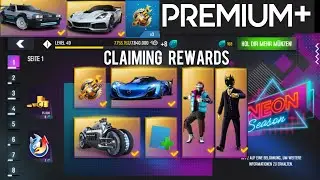 CLAIMING THE INSANE PREMIUM PASS+ REWARDS / NEON SEASON/ Asphalt 8