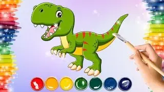 How to draw a dinosaur l डायनासोर की ड्राइंग कैसे बनाएं l Dinosaur drawing step by step l