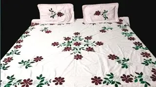 Patch wali chadar || Velvet Applique Bedsheet design