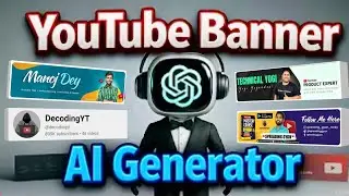YouTube Banner AI Generator | Create 3D YouTube Banners Free with AI Tools