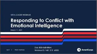 Responding to Conflict with Emotional Intelligence 031121