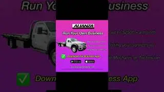 DOWNLOAD THE APP! 📲 #alianzanetwork #fyp #mobileservices #ios #android #towing #towtruck #tow