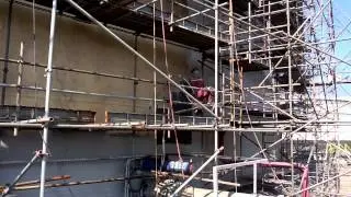 Oil Tank Painting Removal--HydroKeris UHP WaterJet -J015