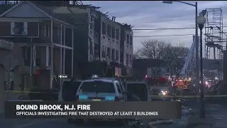 Several Buildings Destroyed In Bound Brook