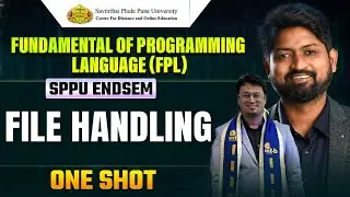 File Handling | Fundamental of Programming language (FPL) | SPPU ENDSEM by Sanket Sir