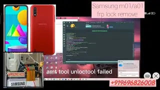 Samsung m01 frp lock remove #samsung a01 frp lock remove uat pro tool #amttoolfailed #unlocktool
