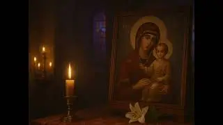 Orthodox Prayer to the Theotokos | 1 Hour Candlelight Ambience with Flickering Sounds