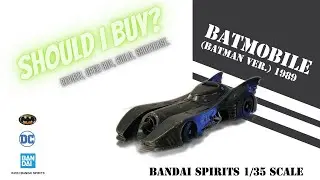 Should i buy?Batmobile (Batman Ver)1989 Bandai Model Kit Review #Batmobile #Batman #ModelKit #Bandai