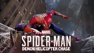 Marvel SPIDER-MEN Destroying demons helicopter