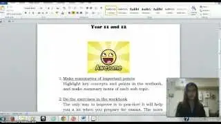 Michelle's Tips for Success in VCE Accounting